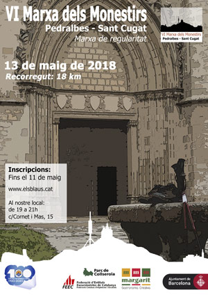 Cartell Marxa dels Monestirs 2018 Cartell Marxa dels Monestirs 2018