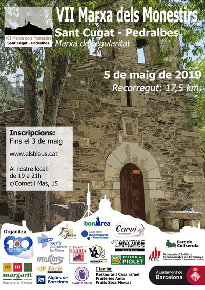 Cartell Marxa dels Monestirs 2018 Cartell Marxa dels Monestirs 2019