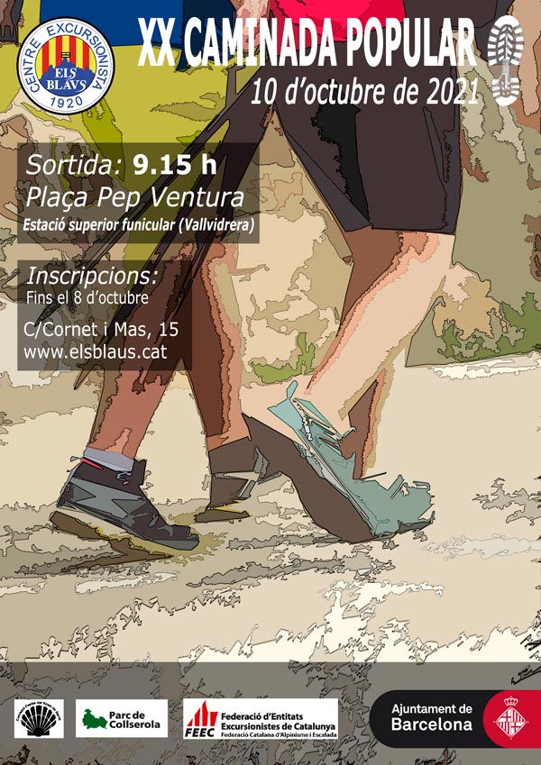 Caminada Popular 2021 Cartell Caminada 2021