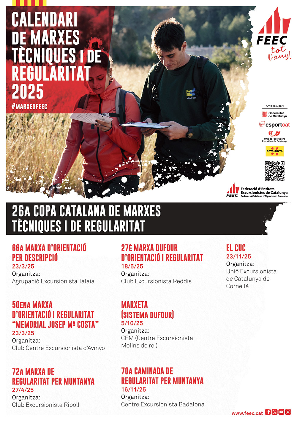 Cartell FEEC Copa Catalana de Marxes