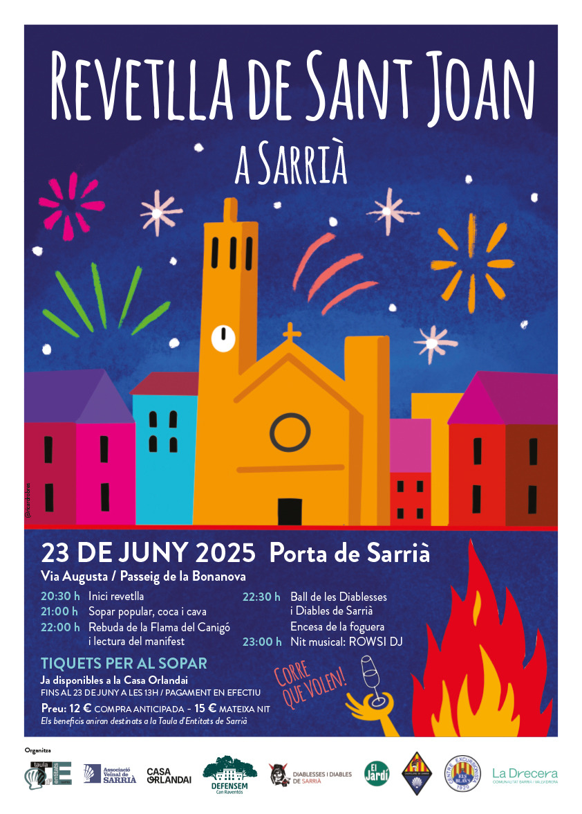 Revetlla de Sant Joan a Sarrià 2025