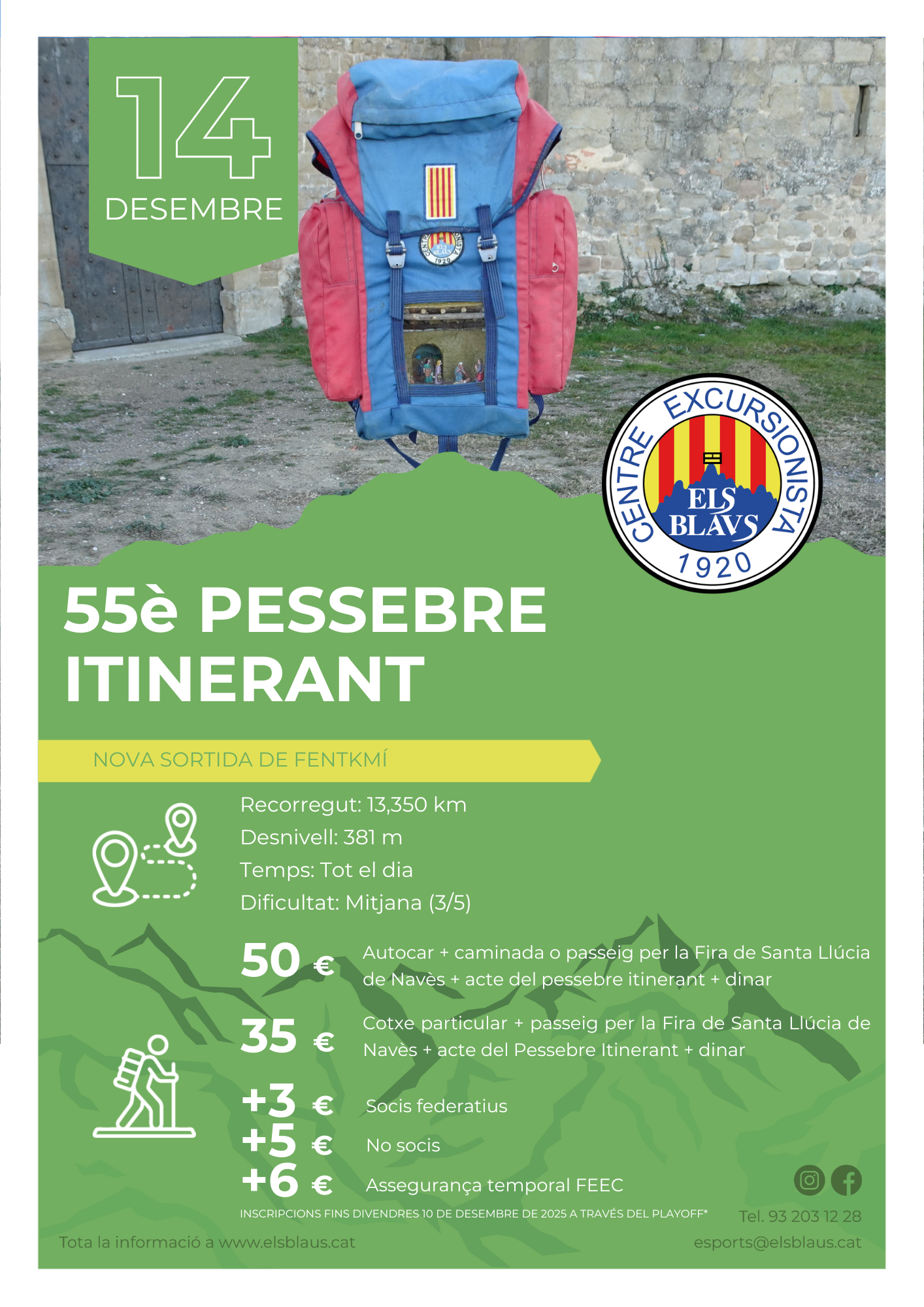 Inscripcions obertes per al 55è Pessebre Itinerant